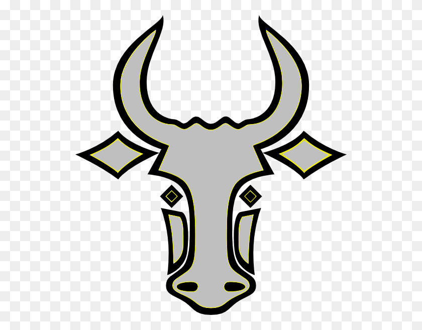 540x597 My Bull Png, Clipart For Web - Party Horn Clipart