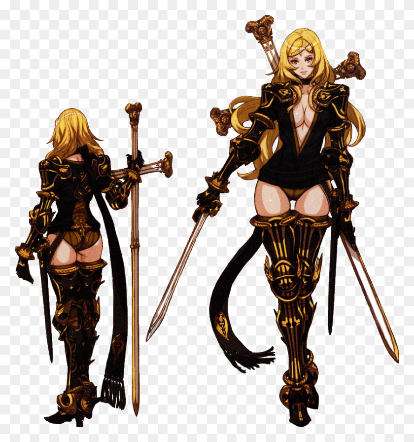 837x898 My Current Paladin In Pathfinder Five From Drakengard - Pathfinder PNG