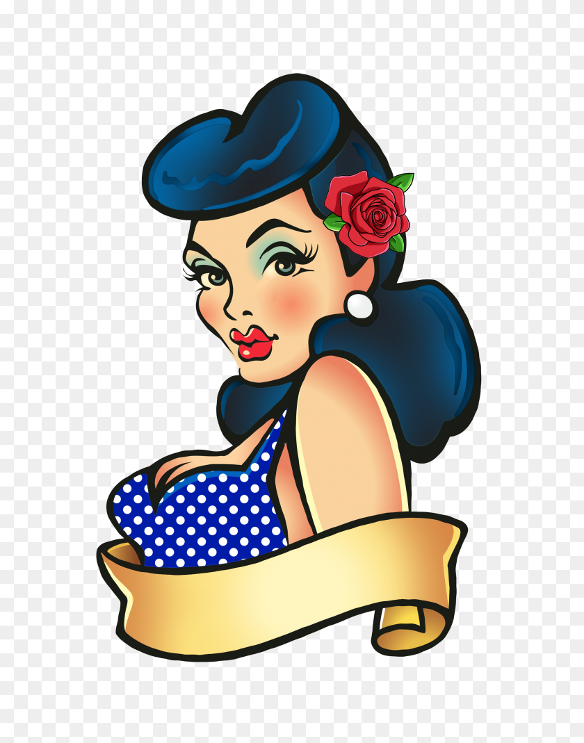2550x3300 Mis Diseños, Trabajo Transparente - Chica Pin Up Png