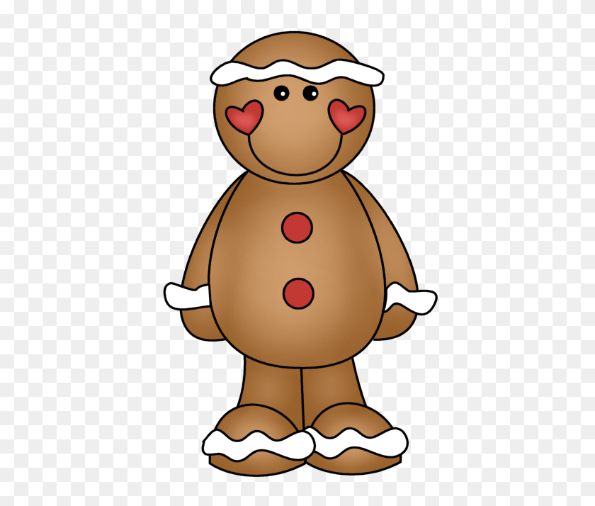 400x654 My Favorite For Christmas - Christmas Gingerbread Man Clipart