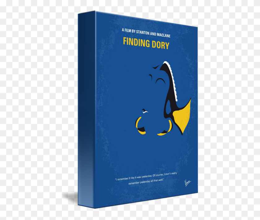 450x650 My Finding Dory Minimal Movie Poster - Movie Poster PNG