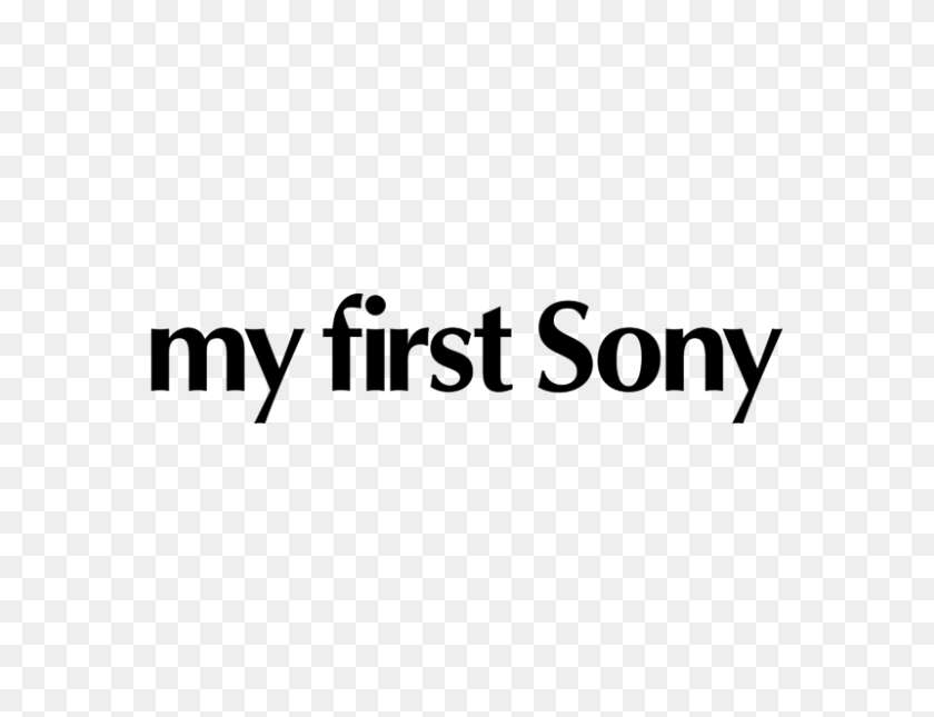 800x600 Мой Первый Логотип Sony Png С Прозрачным Вектором - Логотип Sony Png
