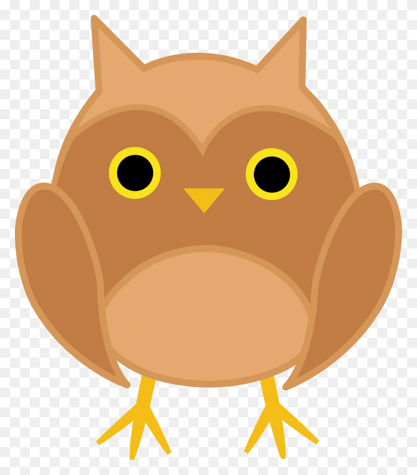 2810x3228 My Free Clipart Of A Little Brown Owl Owls Owl - Reference Clipart