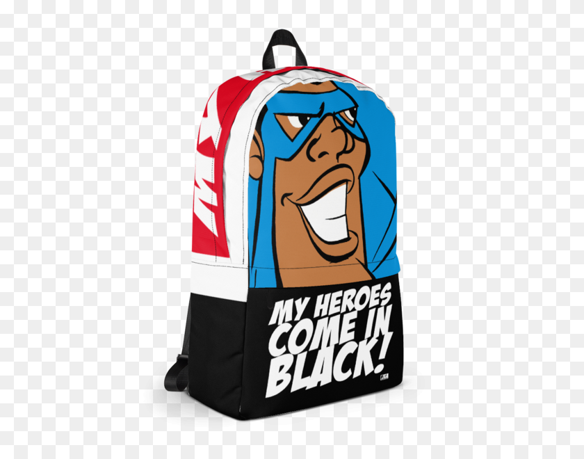 600x600 My Heroes All Over Backpack My Hero Tees - Backpack On Hook Clipart