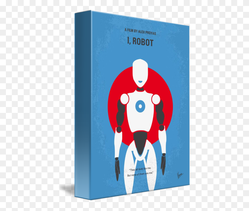 450x650 My I Robot Minimal Movie Poster - Movie Poster PNG