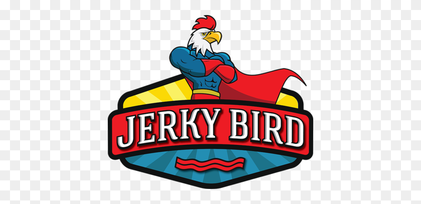 410x347 My Jerky Bird - Beef Jerky Clipart