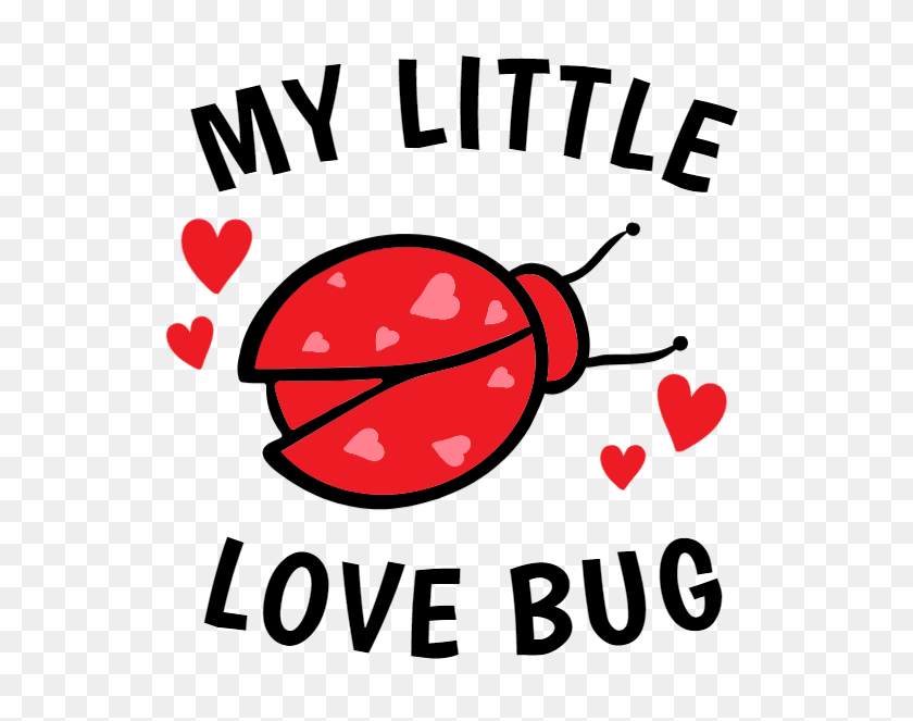 539x603 My Little Love Bug Программа Для Разработки Демо-Футболок Udesign - Love Bug Clip Art