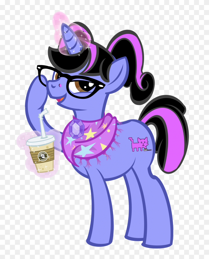 1369x1716 My Little Pony Clipart Hipster - Hipster Clipart