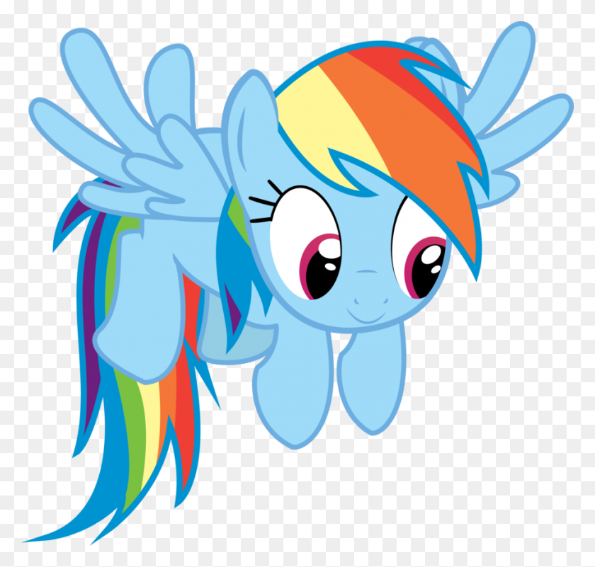 900x856 My Little Pony Png Images Transparent Free Download - Rainbow Clipart Transparent