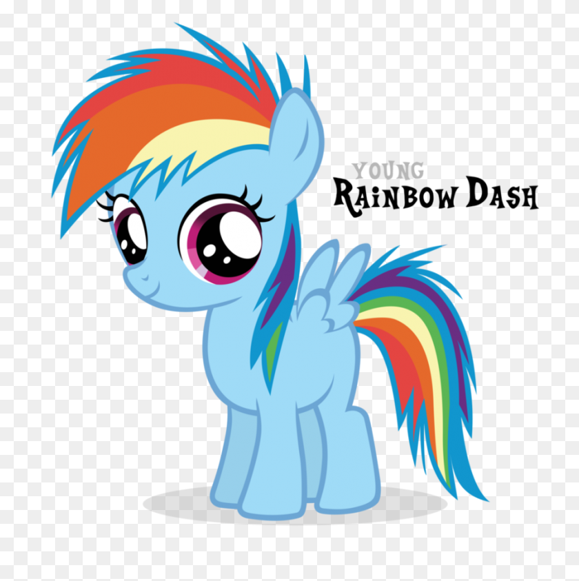 892x896 My Little Pony Rainbow Dash Filly Free Image - My Little Pony Clip Art Free