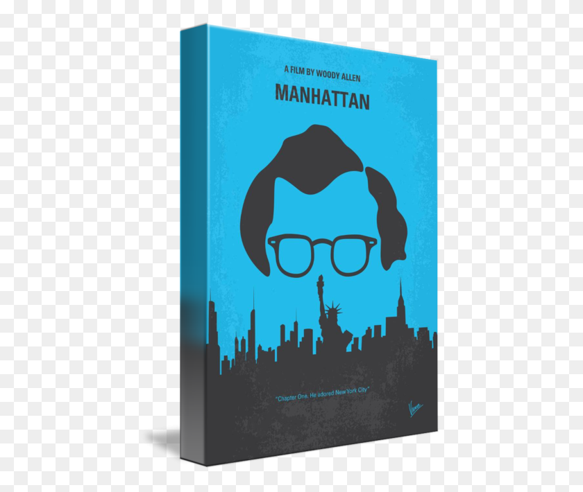 433x650 My Manhattan Minimal Movie Poster - Cartel De Película Png