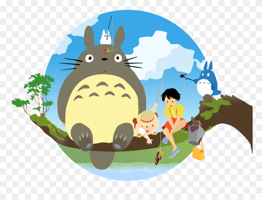 1280x954 Mi Vecino Totoro Vector - Totoro Png