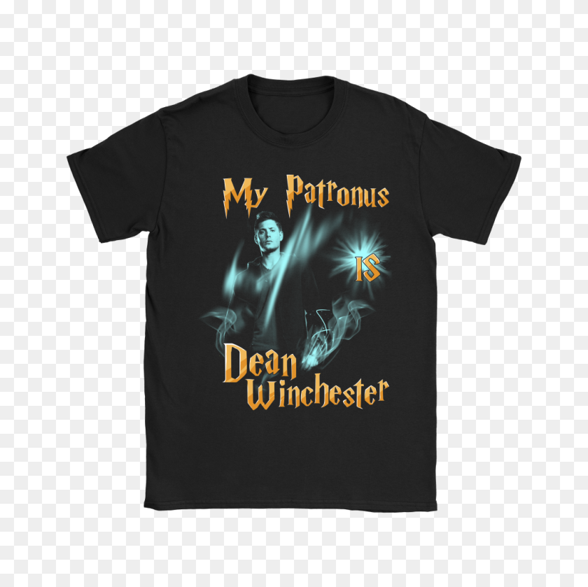 1000x1000 My Patronus Is Dean Winchester Supernatural Shirts Teeqq Store - Dean Winchester PNG