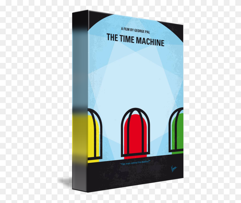 450x650 My The Time Machine Minimal Movie Poster - Movie Poster PNG