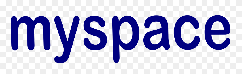 2000x508 Myspace Logo Text - Myspace Logo PNG