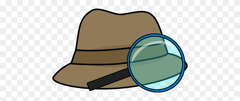 474x294 Mystery Clipart Sherlock Holmes Hat - Detective Badge Clipart