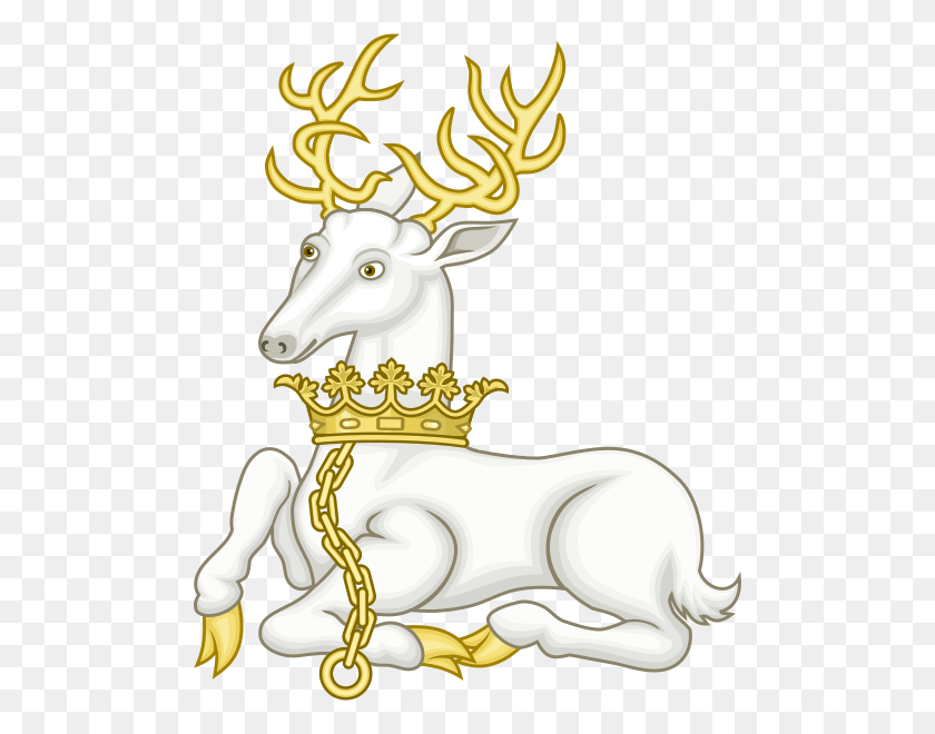 492x600 Mythical Beasts The White Stag Under The Influence! - Buck And Doe Clipart