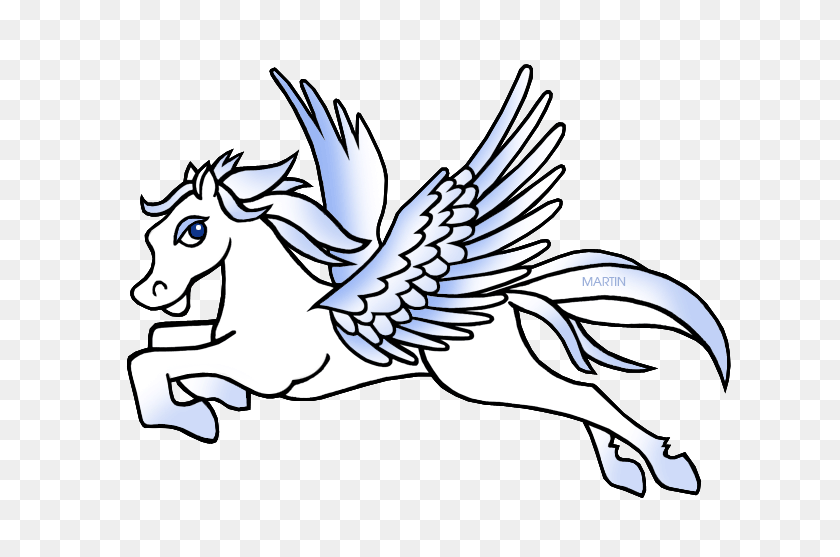 648x497 Mythical Beings And Creatures Clip Art - Pegasus PNG