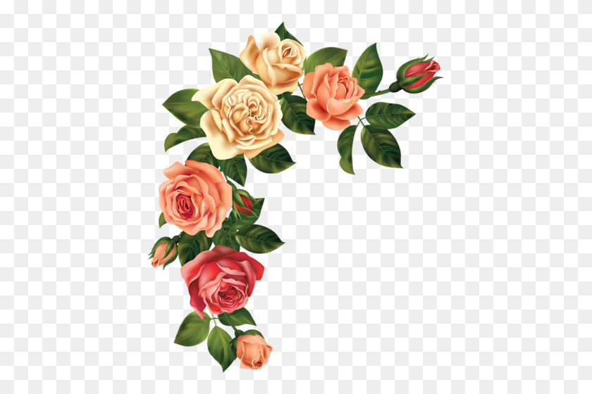 421x500 Nabory Art Rose Flowers, Роза - Букет Роз Клипарт