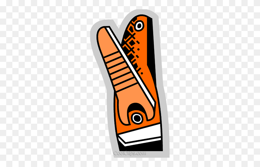 257x480 Nail Clippers Royalty Free Vector Clip Art Illustration - Nail Clipper Clipart