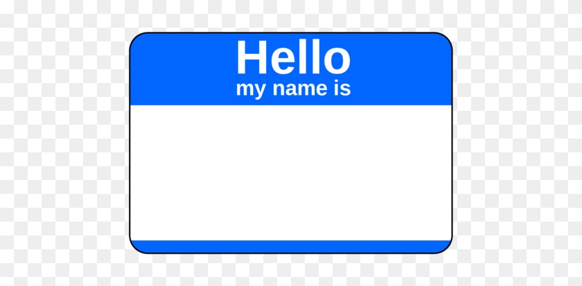 500x353 Name Tag Label Templates - Hello My Name Is Clipart