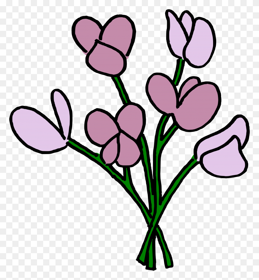 5233x5686 Name That Flower Answers The Muddy Bunch - Sweet Pea Clip Art