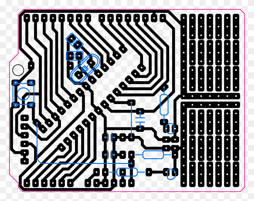 3247x2526 Nanino The Diy Friendly Arduino Johan Von Konow - Circuit Board PNG