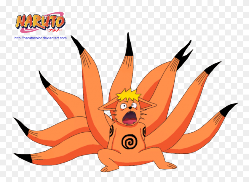 900x642 Naruto Baby Kurama - Naruto Clipart