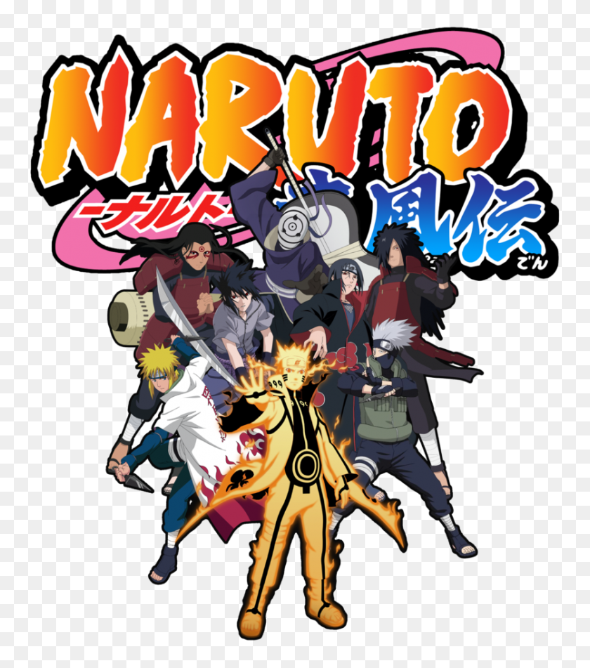 836x956 Naruto Shippuden Logo Imagen Transparente Png Arts - Logo De Naruto Png