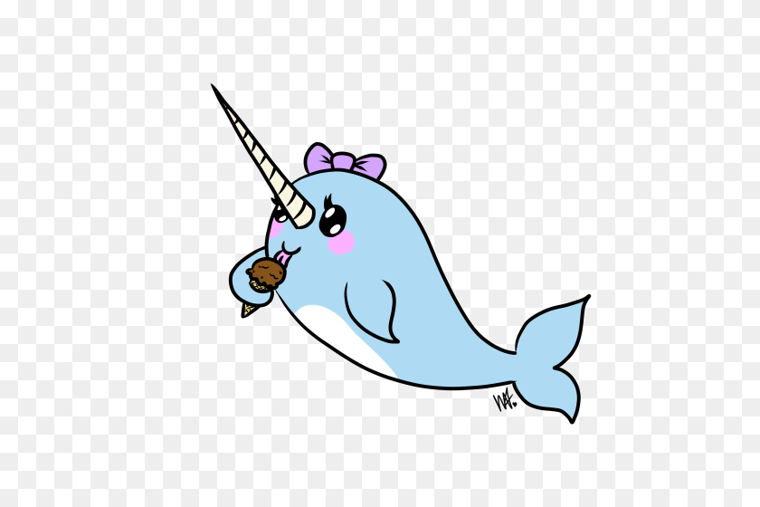 500x500 Narwhal Clipart Narwal - Narwhal Clipart