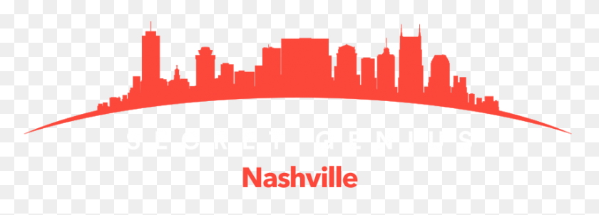 854x266 Nashville Secret Genius Studios - Nashville Skyline PNG