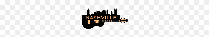 190x89 Nashville Skyline Guitar Men's T Shirts - Nashville Skyline PNG