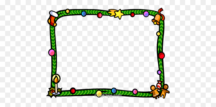 480x356 Natal Com Temas De Quadros Livre De Direitos Vetores Clip Art - Moldura De Natal PNG