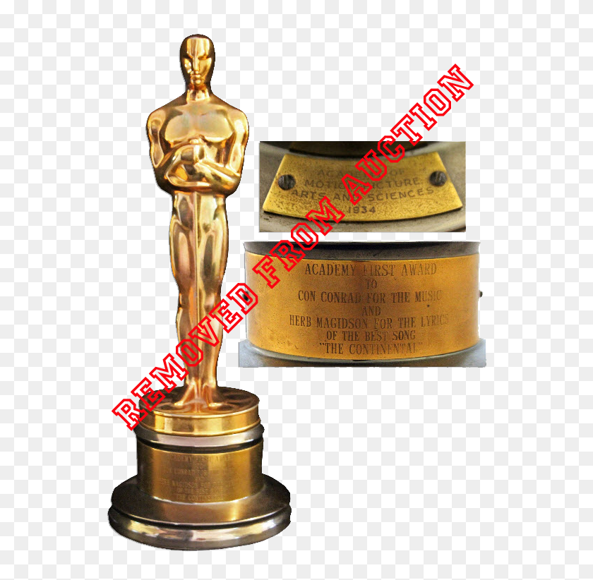 560x762 Nate D Sanders To Auction Academy Award For Best Song More - Oscar Award PNG