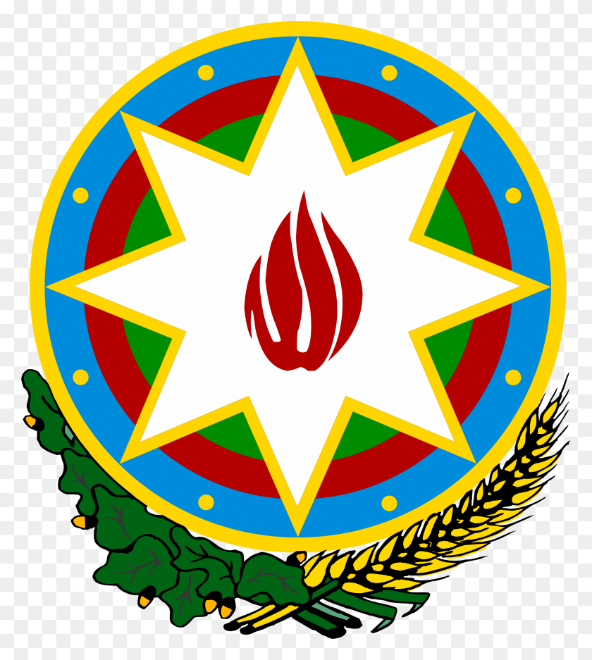 2364x2658 National Emblem Of Azerbaijan - Emblem PNG