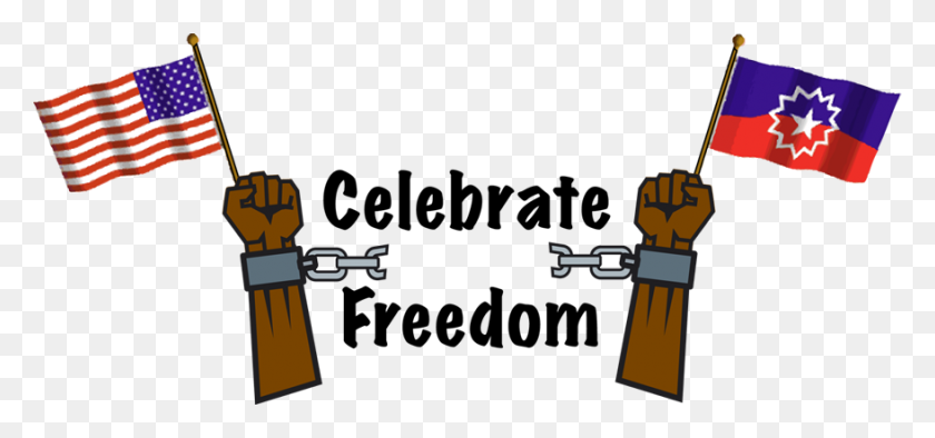 878x376 National Juneteenth Day Emancipation Day, Tx - Slavery Clipart
