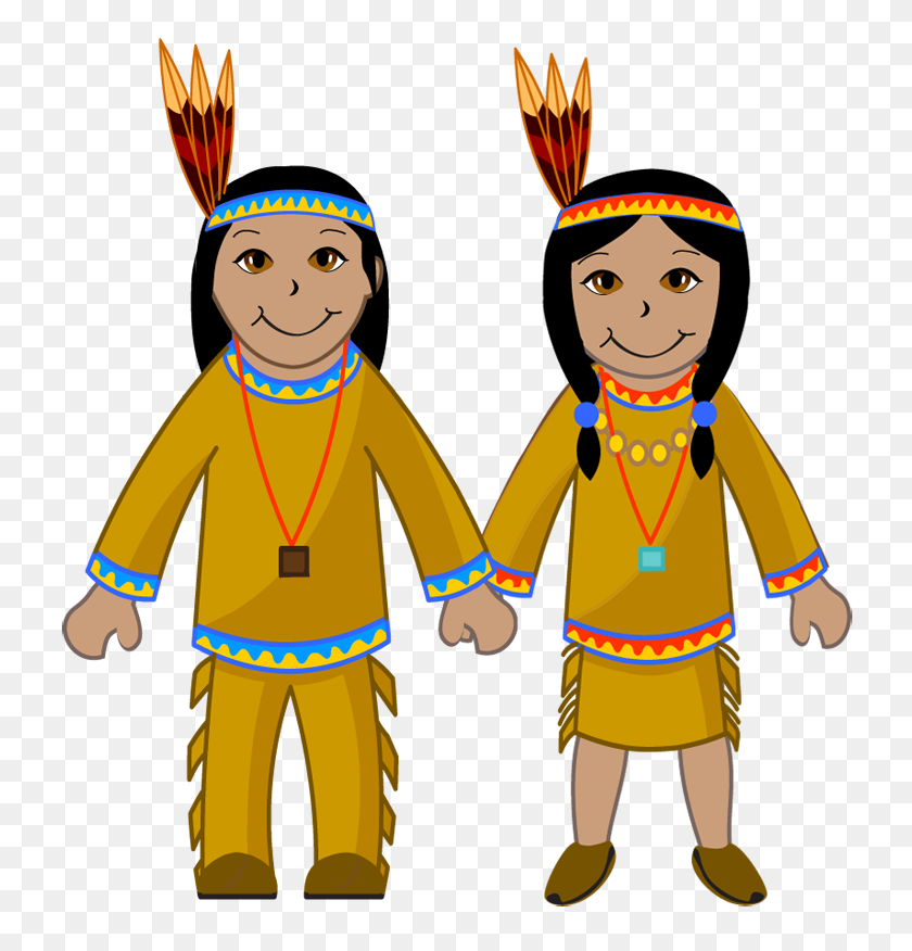750x816 Native American Clip Art - Indian Headdress Clipart