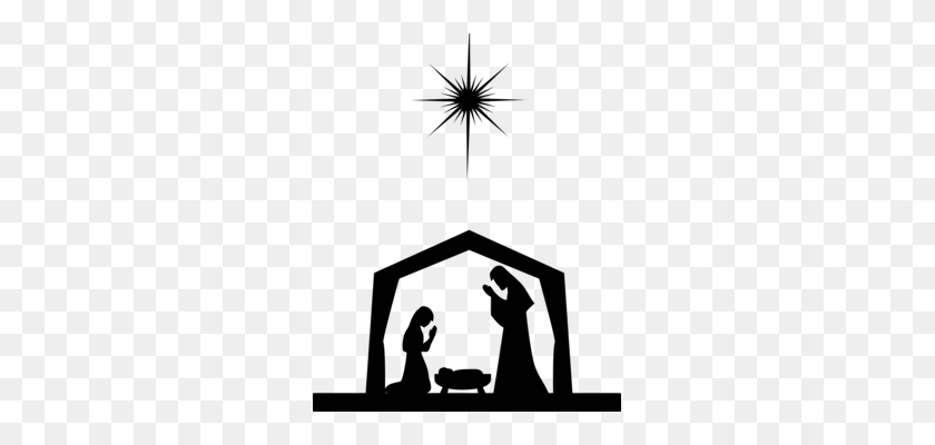 277x340 Escena De La Natividad De La Natividad De Jesús Clipart De Navidad Arte De Línea - Clipart Gratis De Jesús