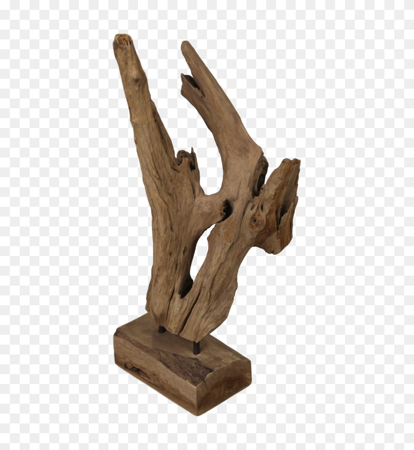 419x854 Natural Teak Sculpture Erosi - Driftwood PNG