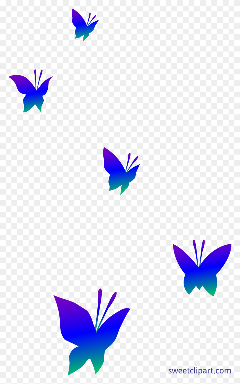 2128x3500 Nature Insects Butterflies Gradient Clip Art - Sprinkle Donut Clipart