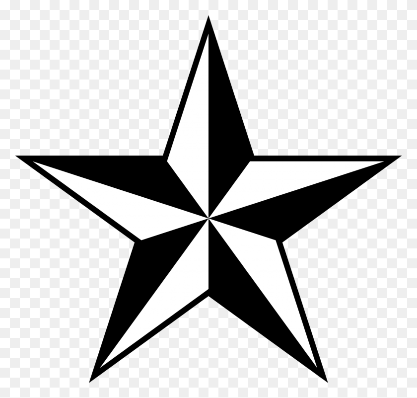 1200x1141 Nautical Star - Neck Tattoo PNG