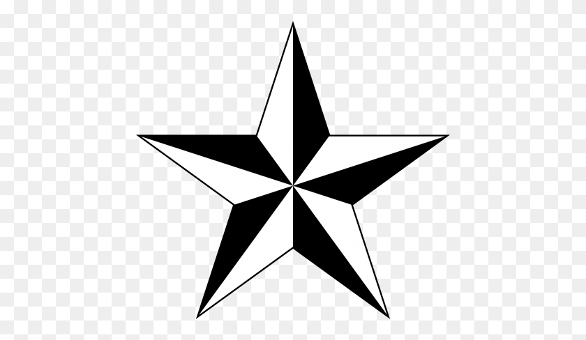 450x428 Nautical Star Tattoos Clipart Simple - Scratches Clipart