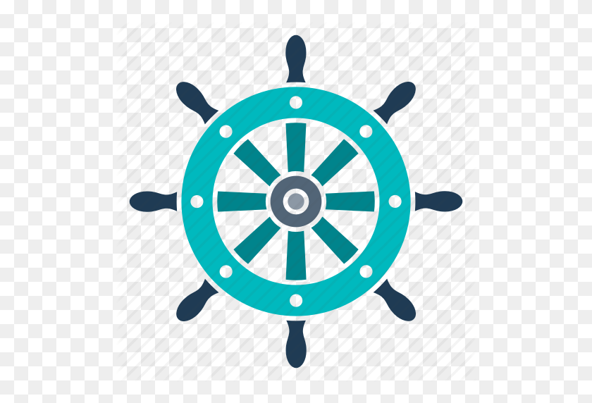 512x512 Nautical Wheel Png - Ship Wheel PNG