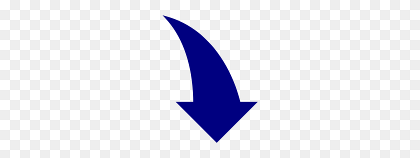 256x256 Navy Blue Arrow Icon - Blue Arrow PNG