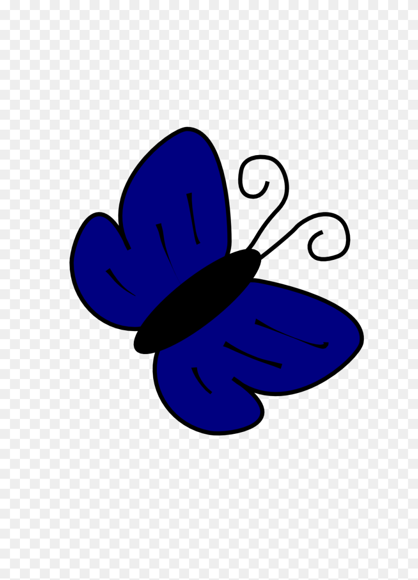 999x1413 Navy Clipart Clip Art - Purple Butterfly Clipart