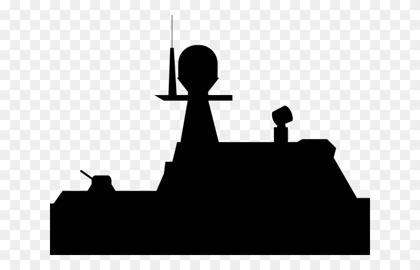 640x480 Военно-Морские Корабли Клипарт Картинки - Пиратский Корабль Клипарт Черный И Белый