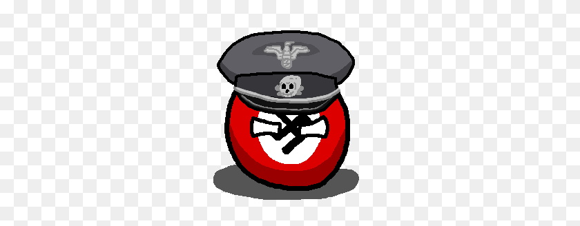 243x268 Нацистский Germanyball Polandball Вики На Базе Фэндома - Нацистский Флаг Png