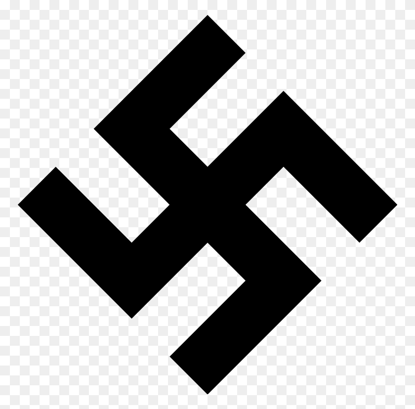 768x768 Нацистская Свастика Чистая - Нацистский Флаг Png