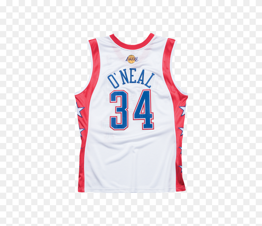 500x667 Nba All Star Game West Auténtico Shaquille O 'Neal Jersey - Shaquille Oneal Png