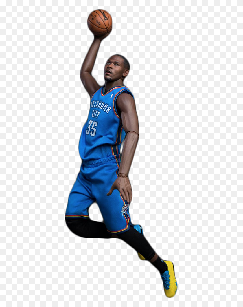 391x1000 Nba Basketball Kevin Durant Action Figure Enterbay - Kevin Durant PNG